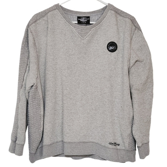 BA02 * Twenty Eight & Main Disney Textured Sweatshirt Gray Size XL - Picture 1 of 10